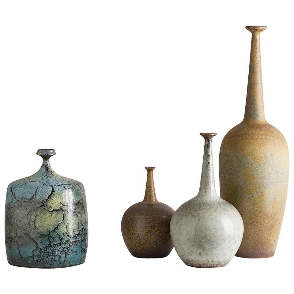 Ceramic vessels by Yngve Blixt, Sweden, circa 1960