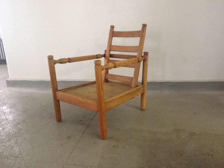 Pine Lounge Chair by Axel Einar Hjorth
