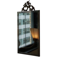 Swedish Mirror in Pewter by Nils Fougstedt