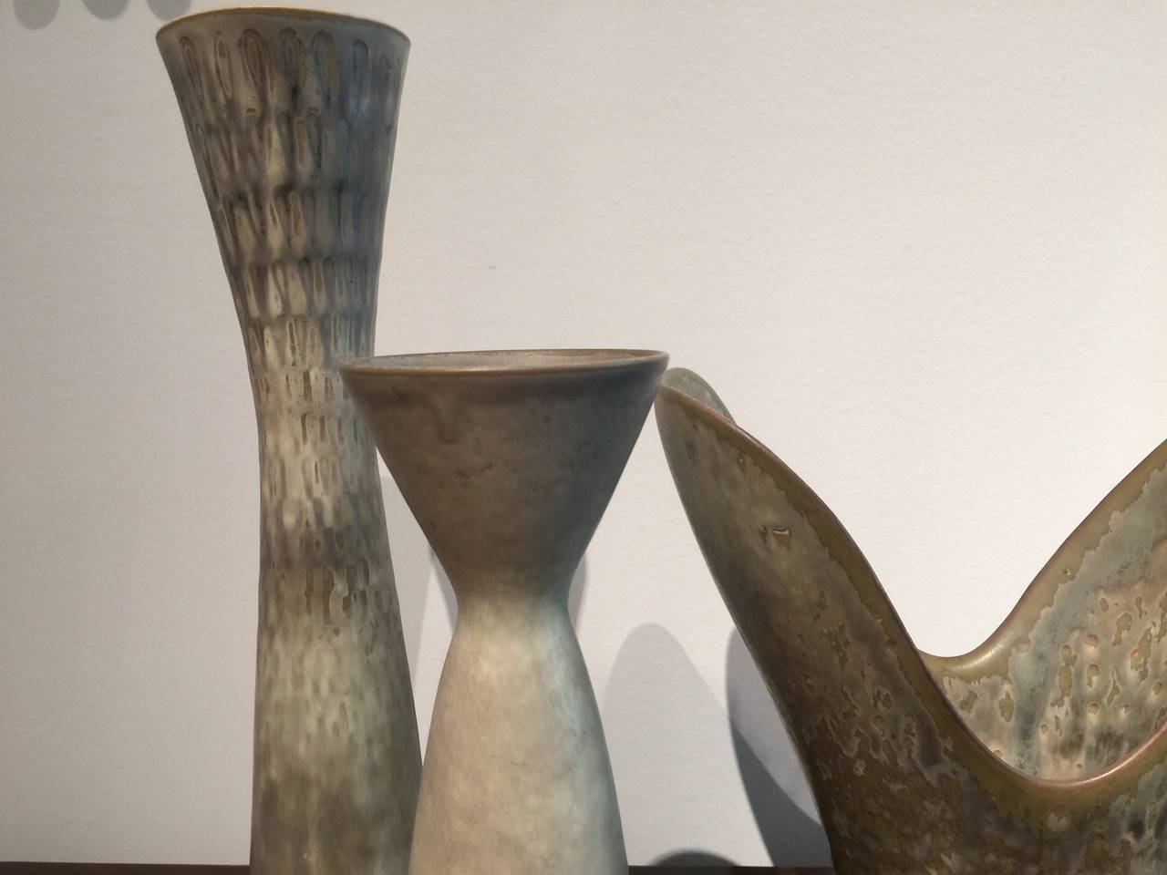 Scandinavian Modern Vase Grouping by Carl Harry Stalhane, Sweden, circa 1950