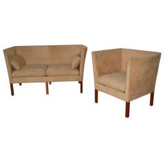 Loveseat and Chairby Borge Mogensen