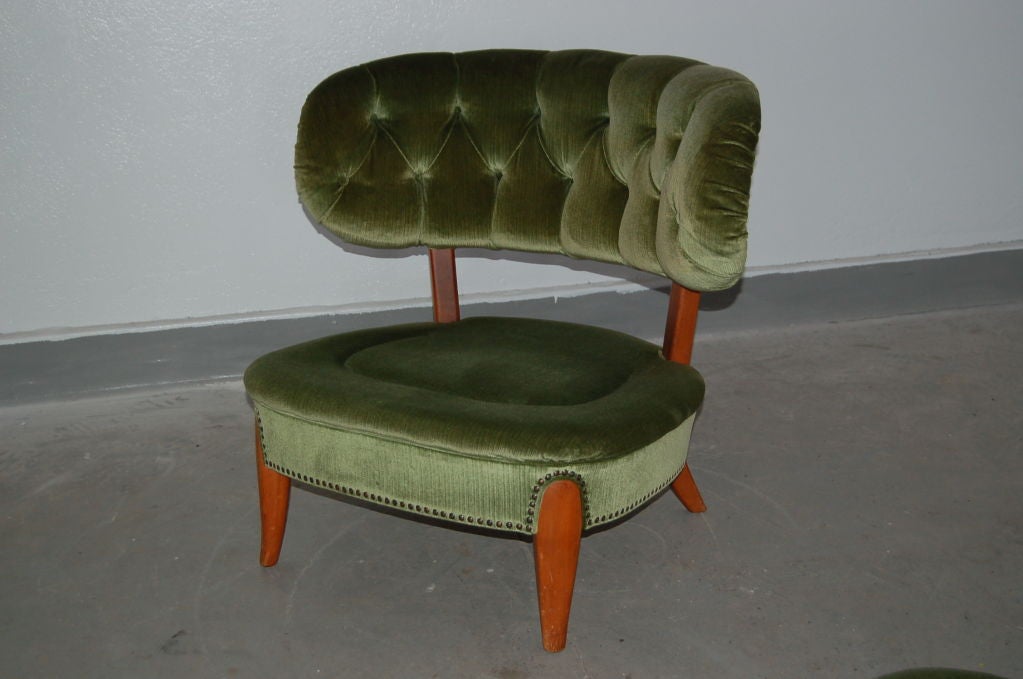 20th Century Slipper chair by otto Schulz