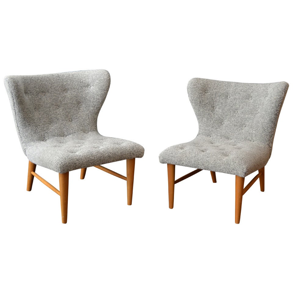 Pair of Swedish Chairs by Elias Svedberg