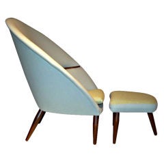 Nanna Ditzel Lounge Chair and Ottoman