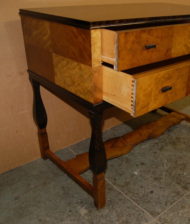 Console with Drawers by Carl Malmsten In Excellent Condition In New York, NY