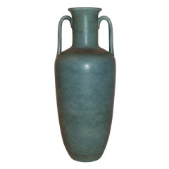 Beautiful ceramic vase with handles by Gunnar Nylund