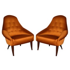 Pair of "adam" chairs by kersten Horlin Holmquist