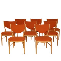 Set of 8 chairs by Finn Juhl, 1946