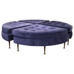 Large Sectional Ottoman by Edward Wormley for Dunbar