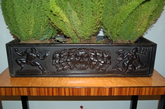 Anna Petrus (1886-1949)
Garden Planter
Näfveqvarns Bruk
Sweden, circa 1930
Cast iron
Stamped with factory marks

Measures: 33 ¾