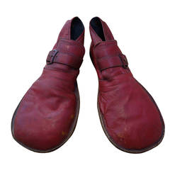 Pair of Vintage Leather Clown Shoes