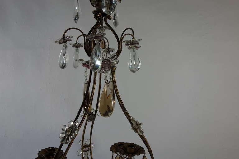 Romantic French Gilded Chandelier for Candles For Sale 5