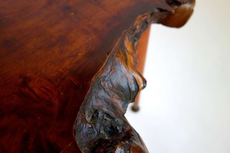 Nested Set of Three Live Edge Cocktail Tables
