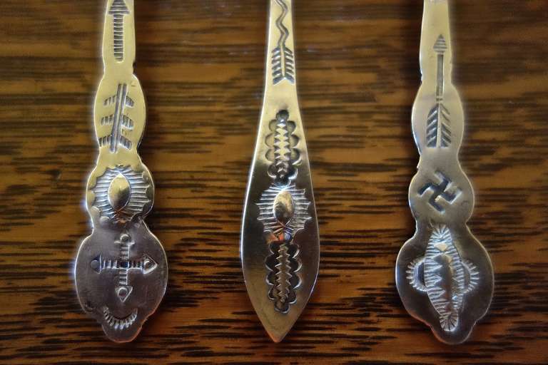 Set of Early Navajo Silver, Collection of Linda Ronstadt