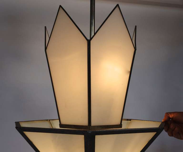 American Art Deco-style Chandelier