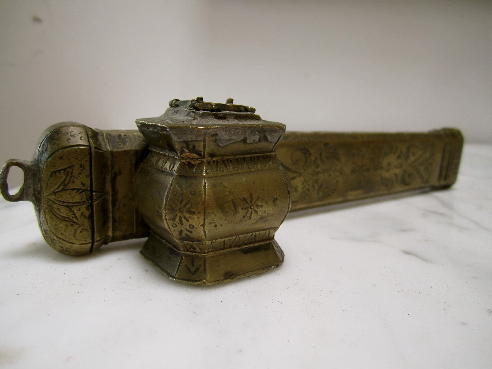 Armenian Pen Holder with Ink Well