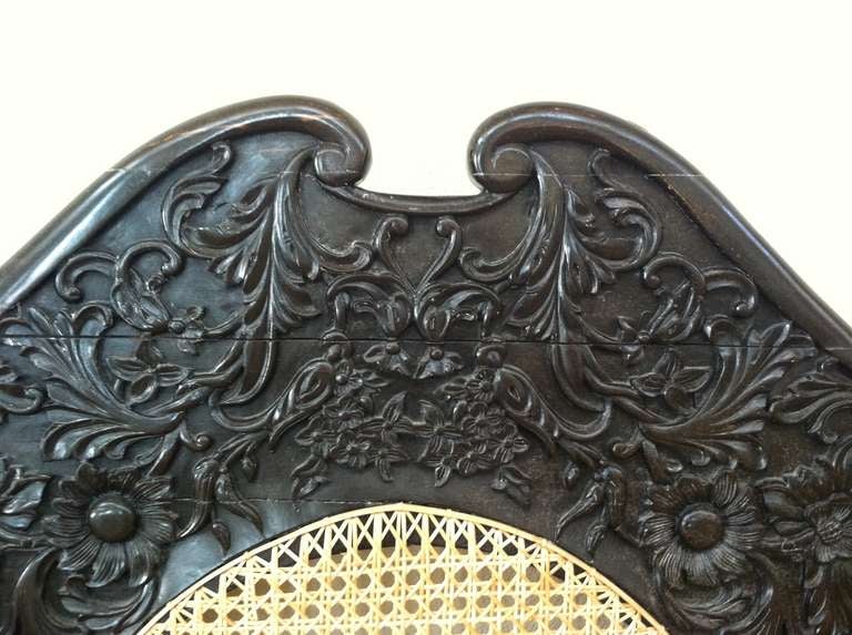 19th Century Anglo Indian Ebony Bench #2 For Sale 6