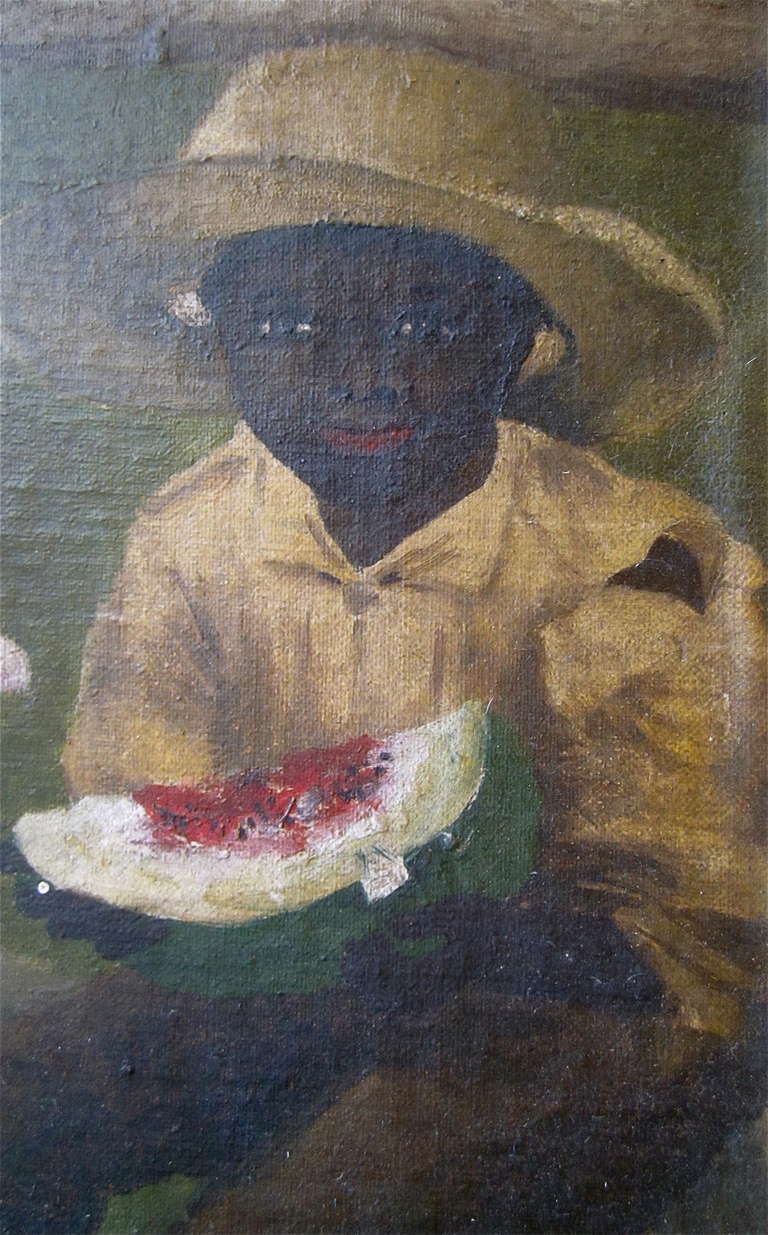 watermelon old painting