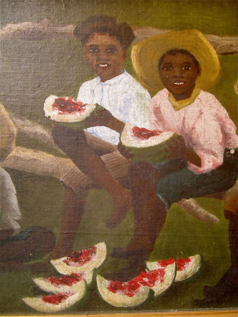 watermelon painting old
