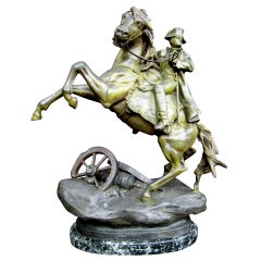 Exceptional Napoleon in Horseback Bronze
