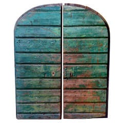 Antique Pair of French Country Wine Cellar Doors