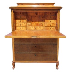 Antique Biedermeier Drop-Front Secretaire from Aileen Getty Collection