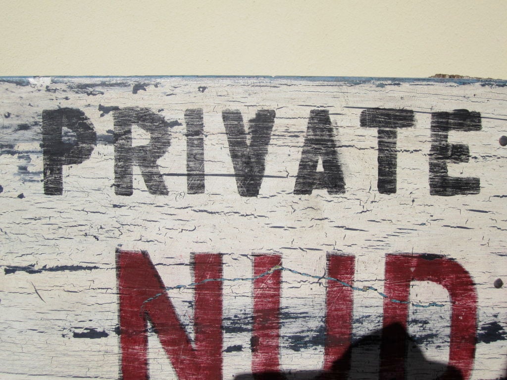nudist signs