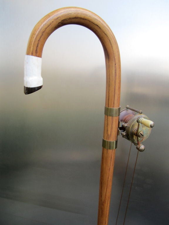fishing pole walking cane