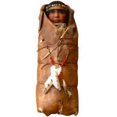 Circa 1910 Life-Sized Souvenir Papoose