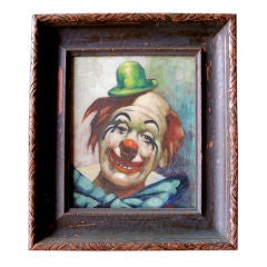 Vintage Happy, Happy Clown Portrait