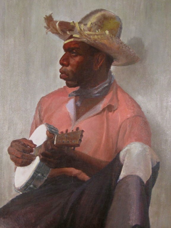 Depression Era Banjo Player 2