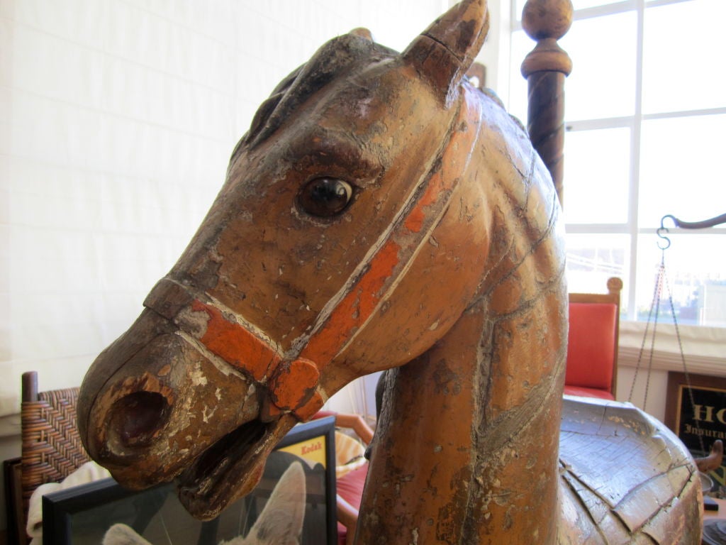 Wood Carousel Horse