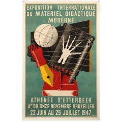 Exposition Interntionale du Materiel Didactique Poster