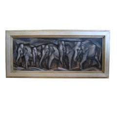 Vintage Family of Elephants