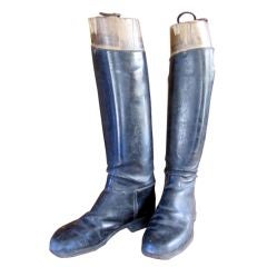 Antique English Riding Boots