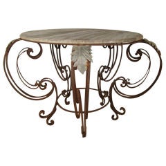 Wrought Iron Entry Table