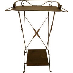 Folding Metal Wash Stand