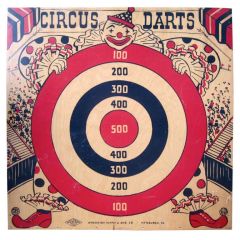Vintage Circus Dart Board