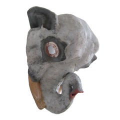 Paper Machier Elephant Mask
