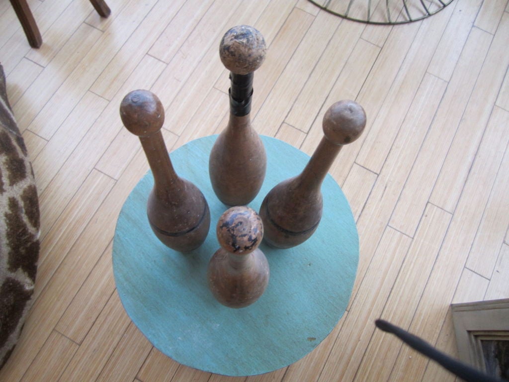 American Set of Four Juggling Pins