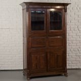Antique French Colonial Secretaire Bookcase in Rosewood