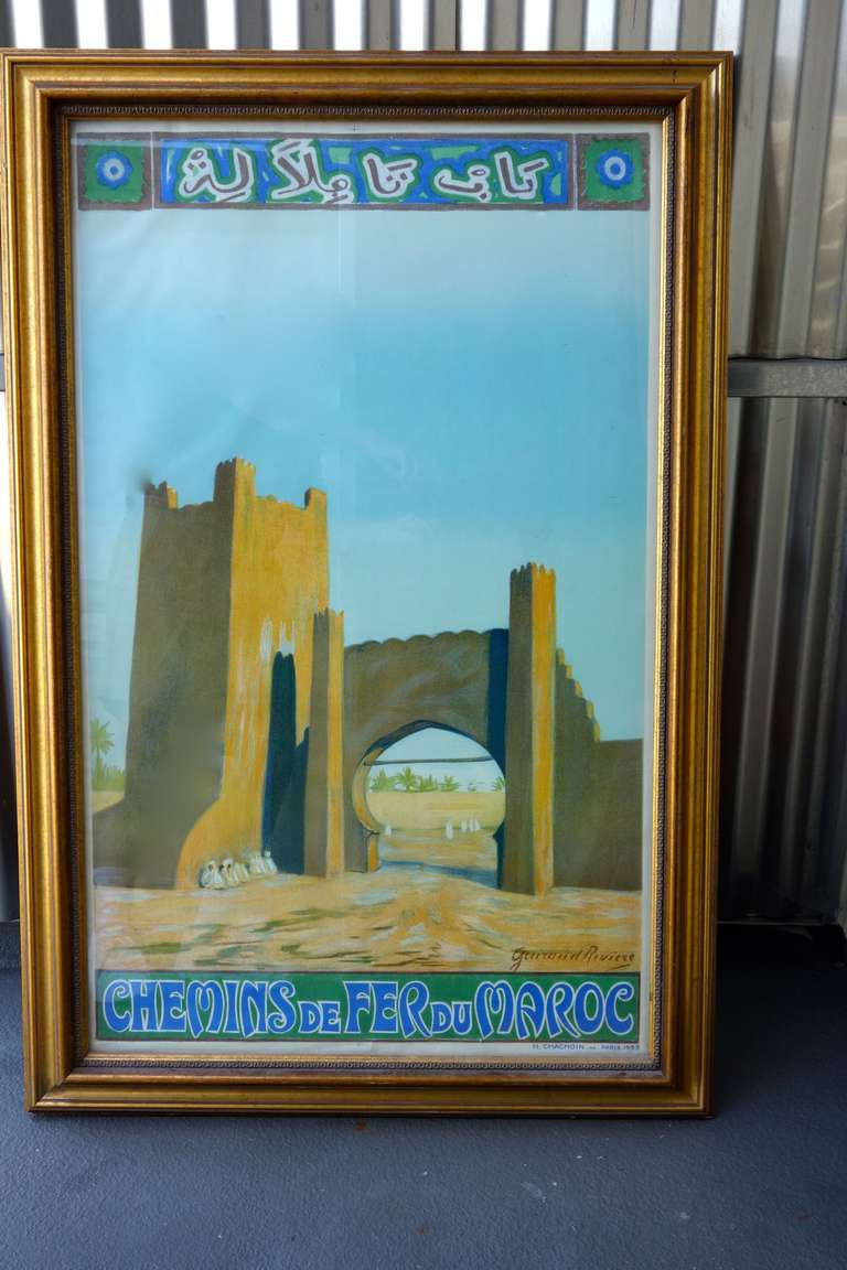 North African travel posters are my first love. I could write a book about my travels to Morocco that were largely spurred on the imagery depicted in iconic posters such as this Art Deco beauty.