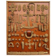 Deco Period Mounted Sailors Knots