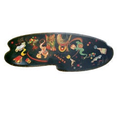 Vintage Giant Painted Circus Palette