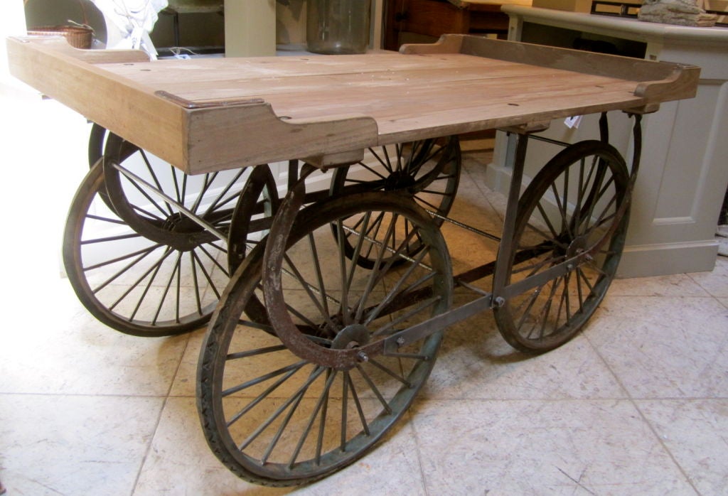 American Outstanding Flower Cart Table