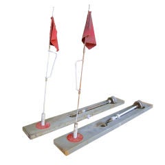 Pair of Arctic Ice Flags