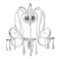 Vintage Teardrop Crystal Chandelier