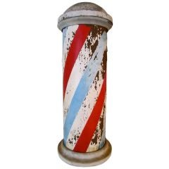 Brilliant Wall Mounted Barber Pole