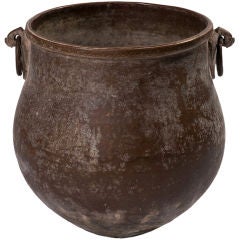 Hammered Brass Pot