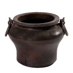 Indian Brass Pot with Handles